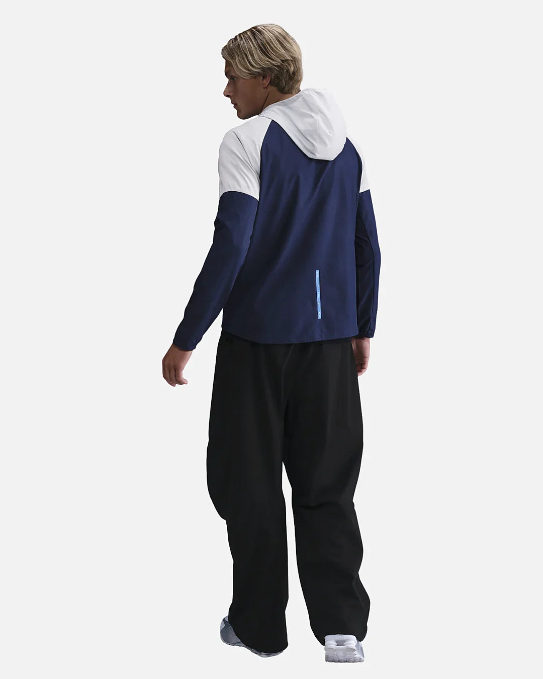 Veste imperméable Nike Air Run - Bleu/Blanc