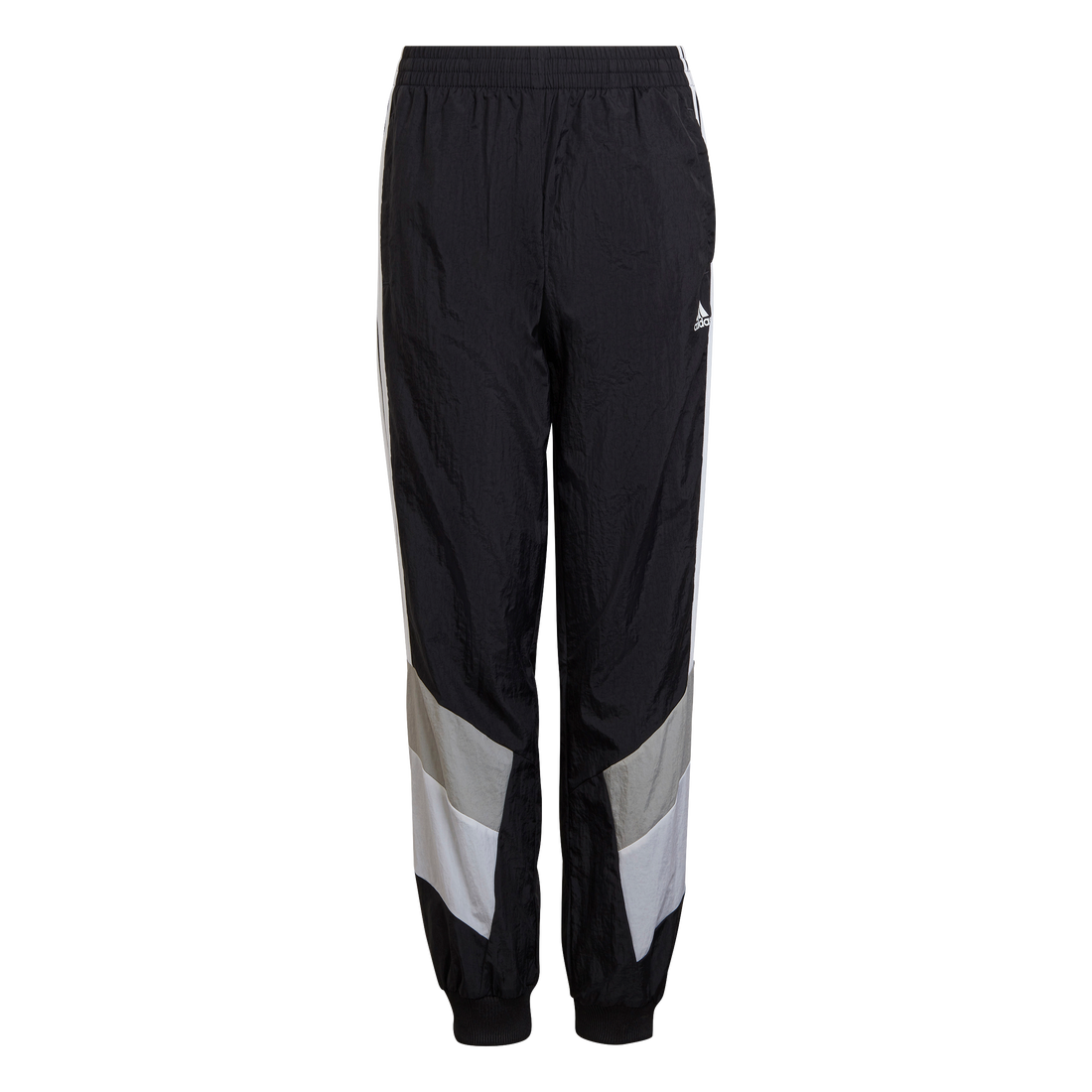 Pantalon de survêtement Adidas Colorblock Junior - Noir/Gris/Blanc