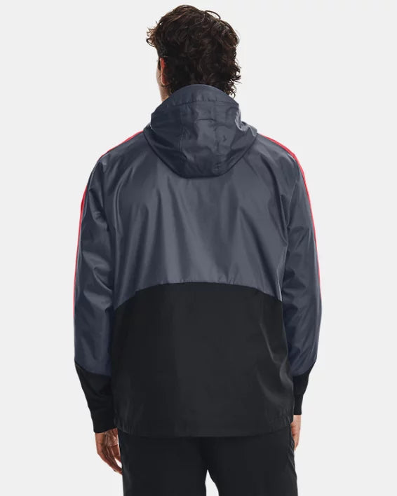 Veste Coupe-Vent Under Armour Running Legacy - Noir/Gris/Rouge